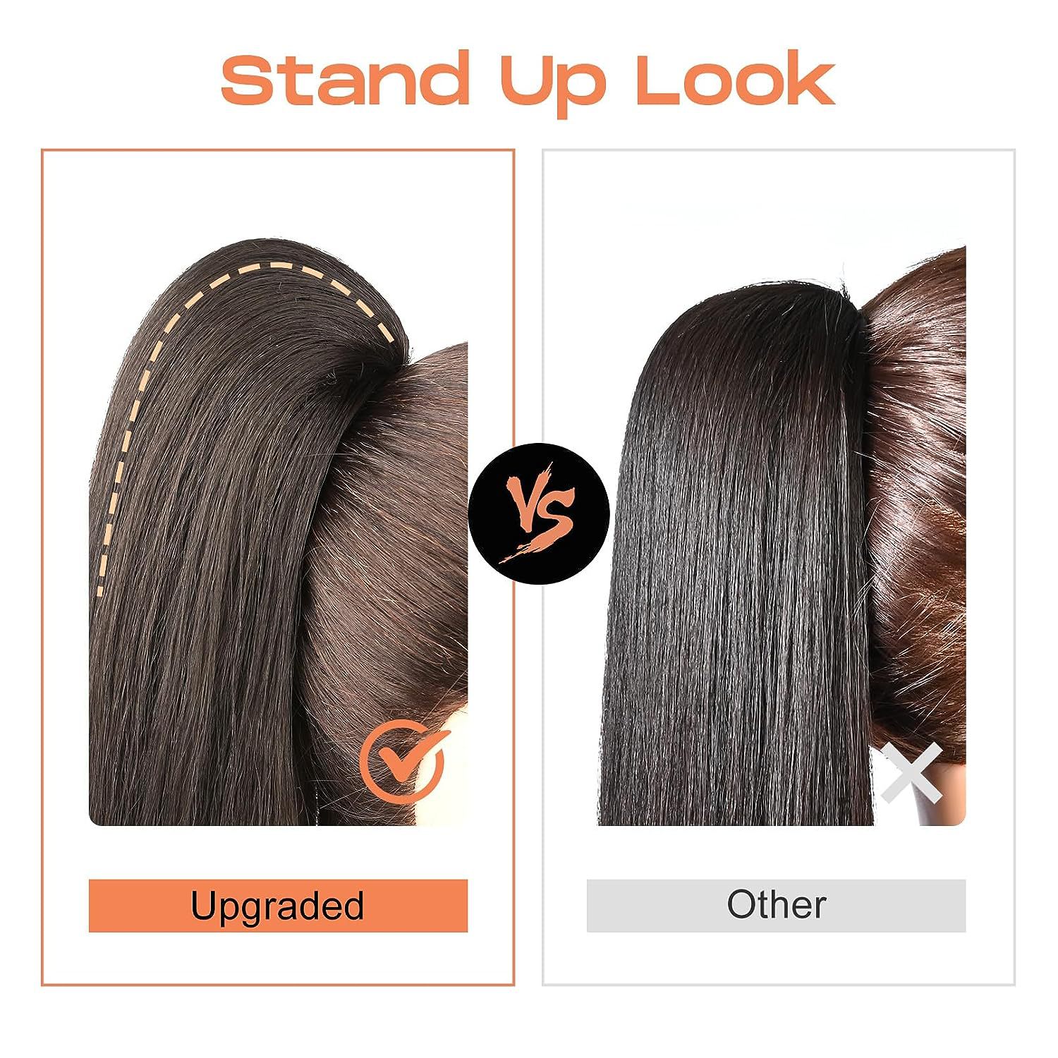 One Piece A Jaw Long Pony Tails for Women Dark Brown