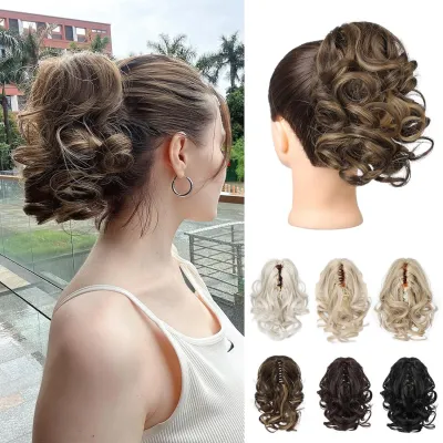 Simulated Women's Natural Fluffy Gripping Ponytail Wig 01