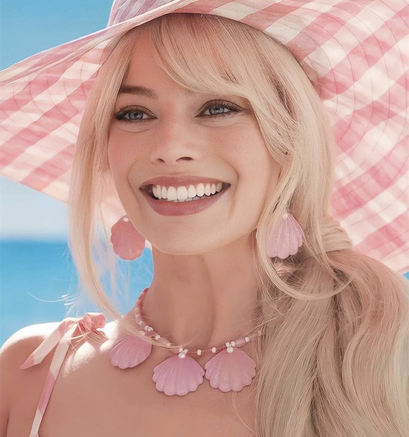 Barbie cosplay wig, high temperature silk, light gold color