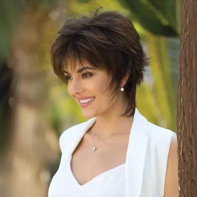 Fluffy wig for women 01