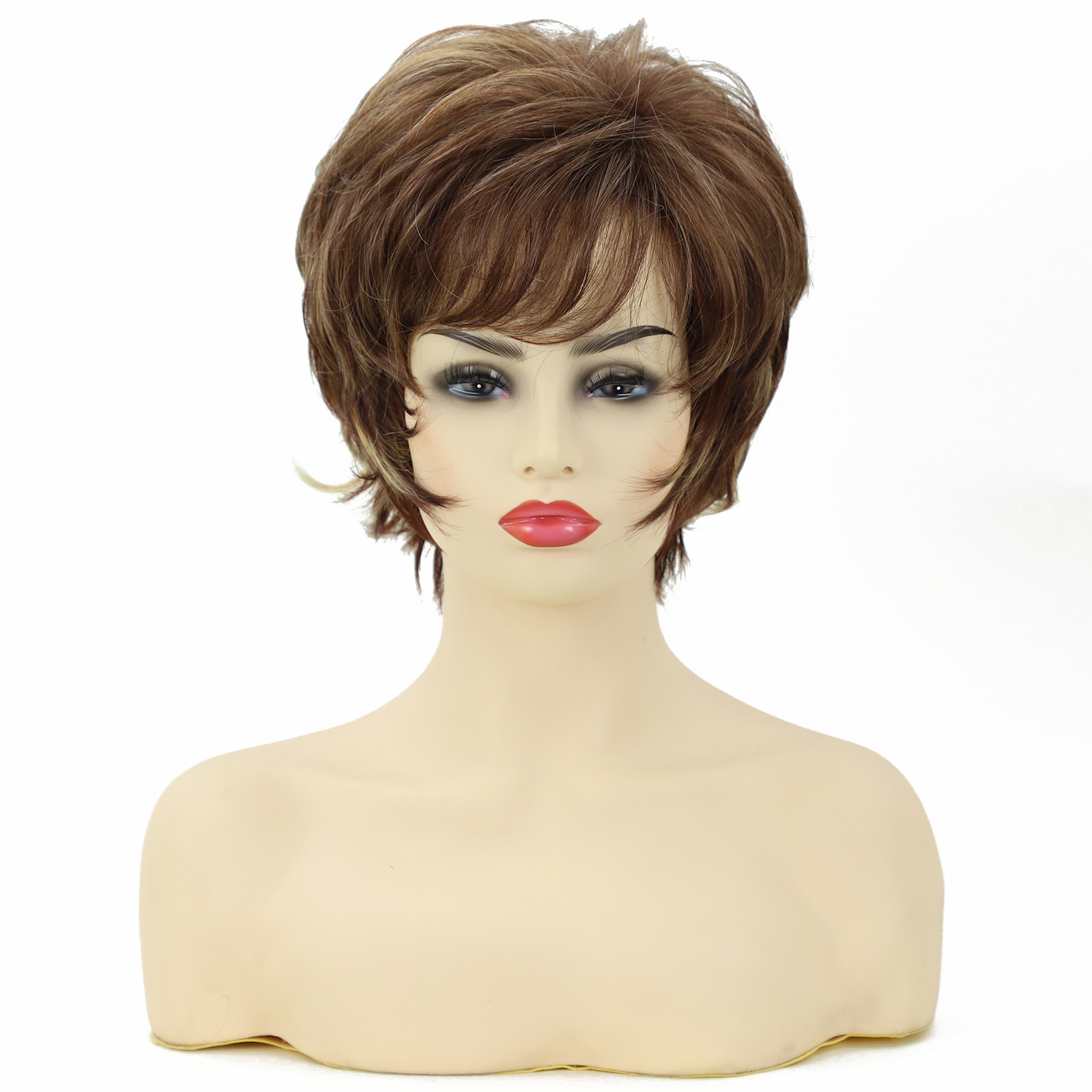 Ladies' fashionable fluffy short hair