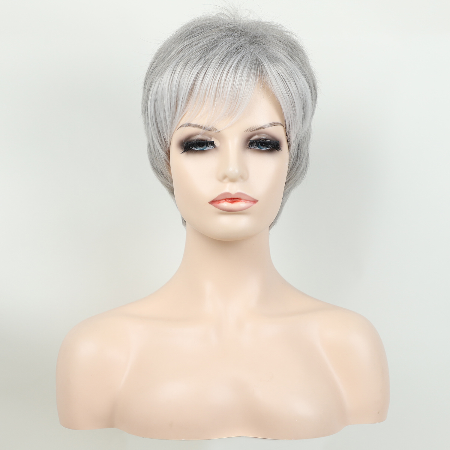Wig Fashion Short Grey
