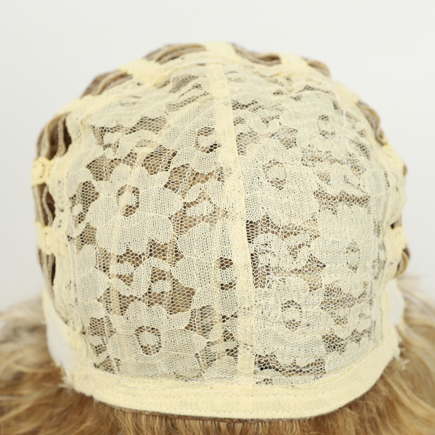 Wig women's medium long roll