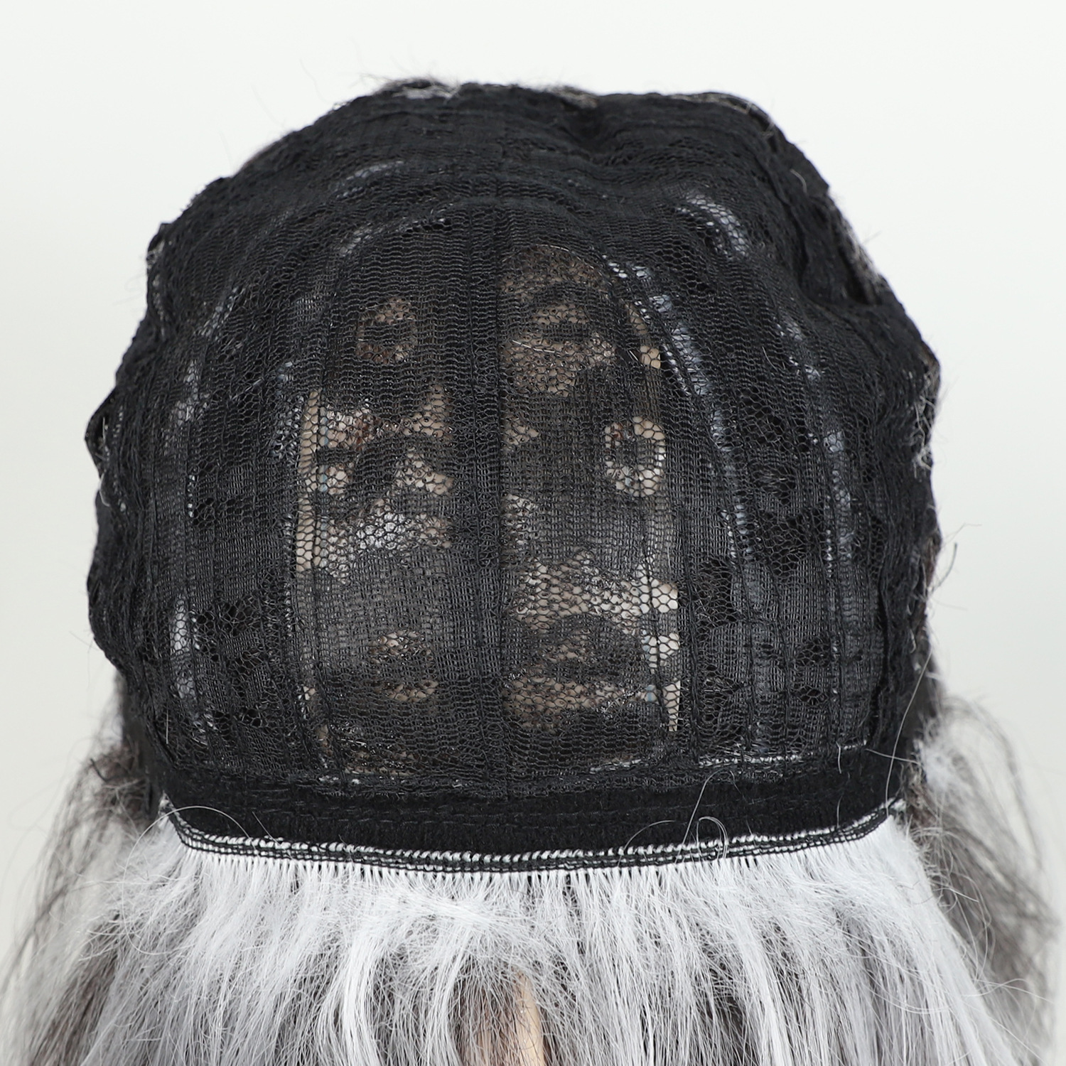 Women's wig, headband, synthetic fiber