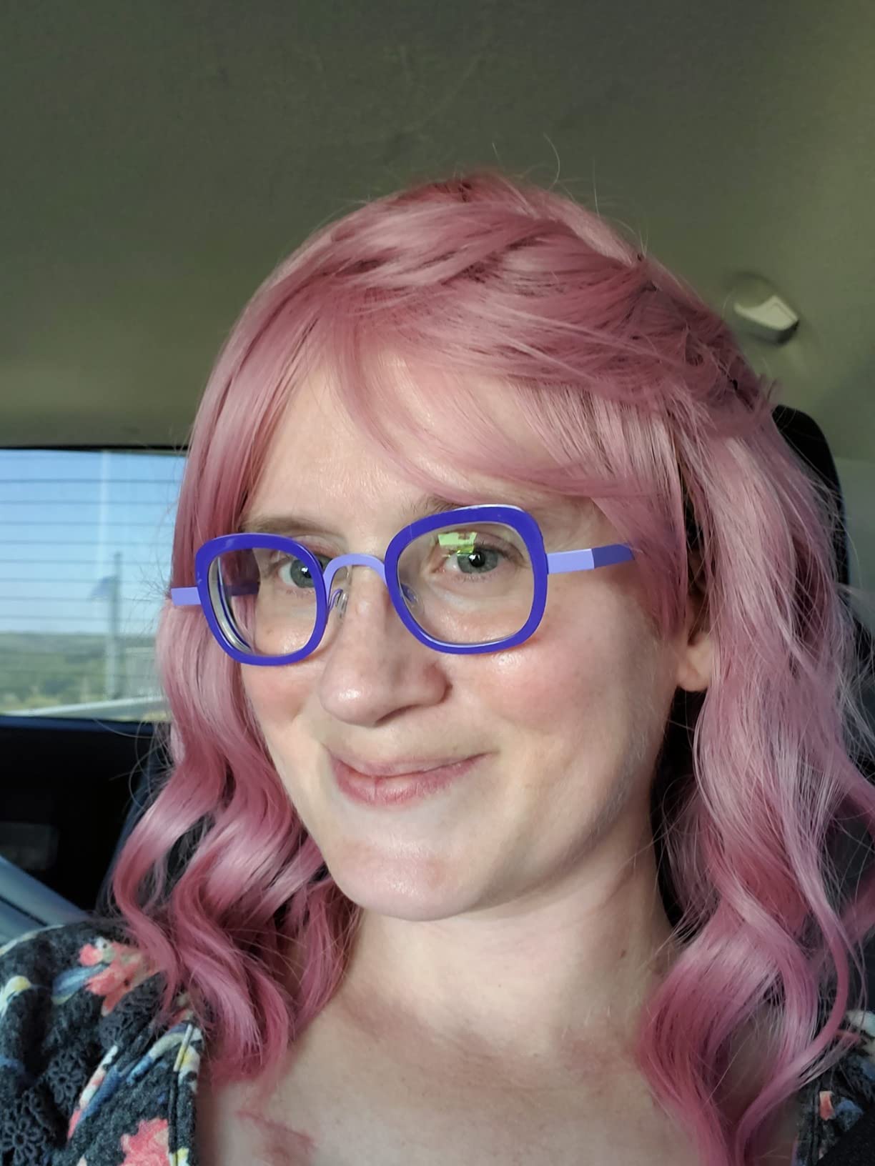 Long wave curly golden wig with bangs review Mama2one