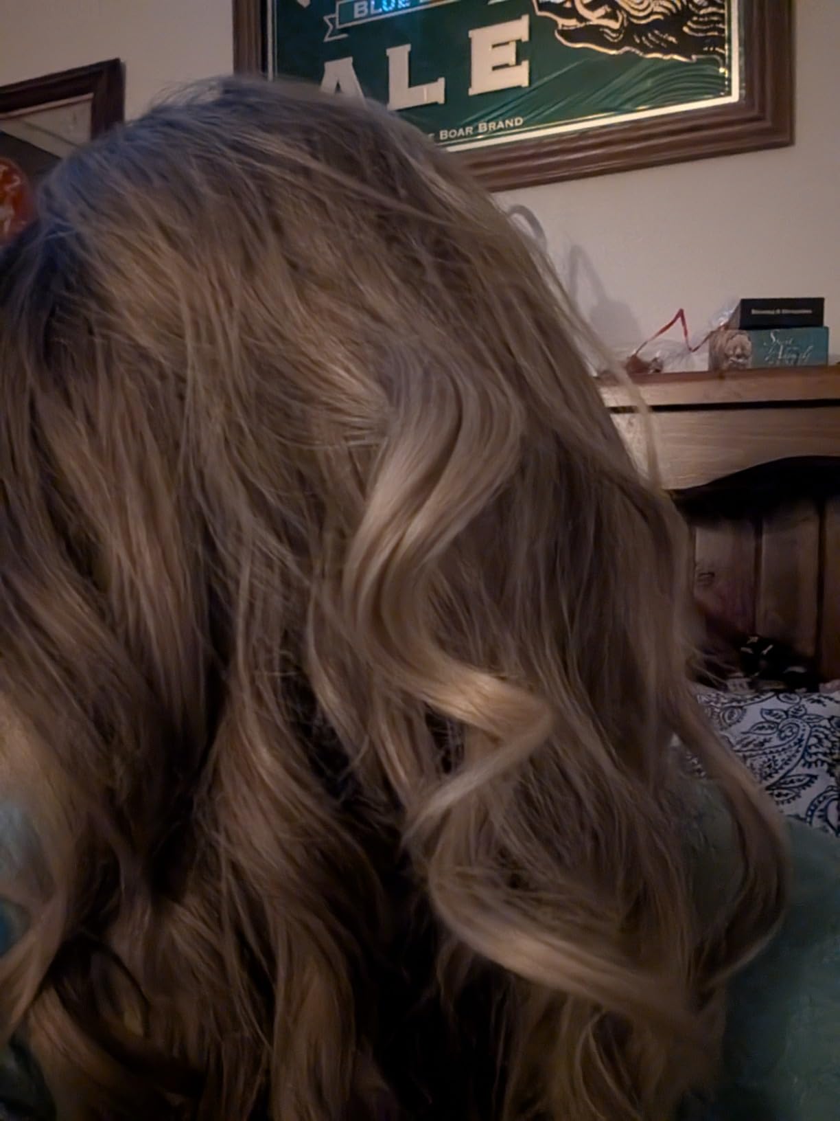 Gradual mid split, medium long hair, long waves review Amber Lawrence 00