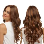 Curly hair with medium parting,wig
