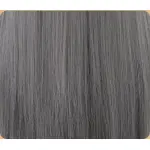 Bangs silver grey dyed long hair wig