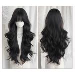 Large wave high temperature silk simulation long curly wig