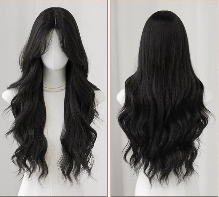 Medium sized large wavy long curly hair,wig