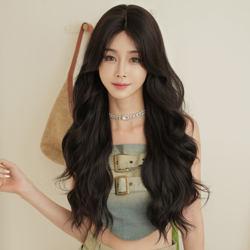 Medium sized large wavy long curly hair,wig