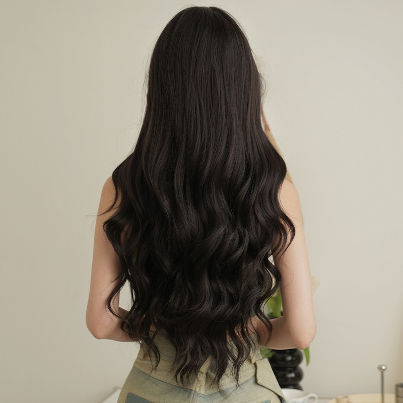 Medium sized large wavy long curly hair,wig