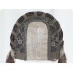 Straight hair line lace hand woven amber black wig
