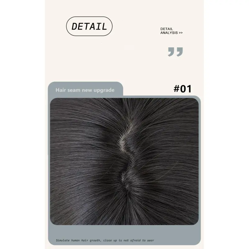 Wig woman long straight hair black full head cover,wig