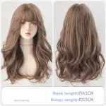Comic bangs Internet celebrity round face big waves fluffy curls,wig