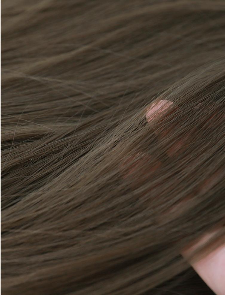 Fluffy fashion big wave long hair, can be tied and put,wig