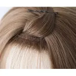 Fluffy fashion big wave long hair, can be tied and put,wig