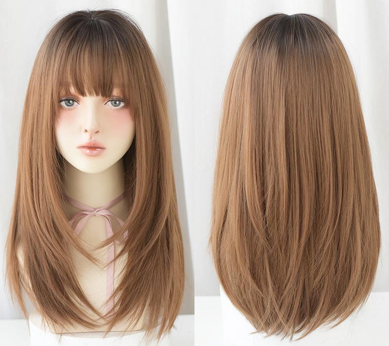 Korean style layered long broken hair,wig