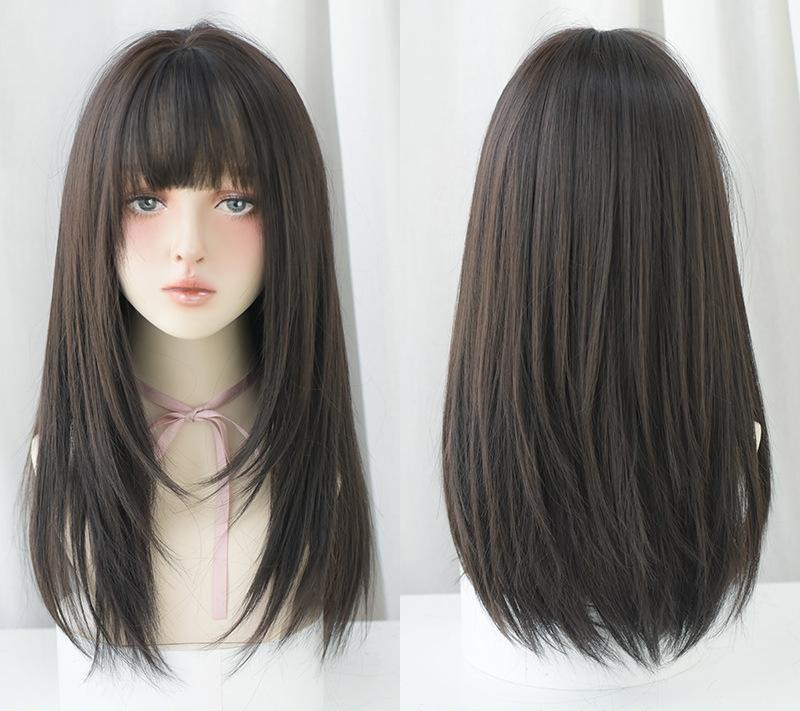 Korean style layered long broken hair,wig