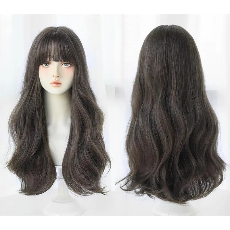 Gentle and intellectual big wave curly hair ,wig