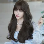 Gentle and intellectual big wave curly hair ,wig