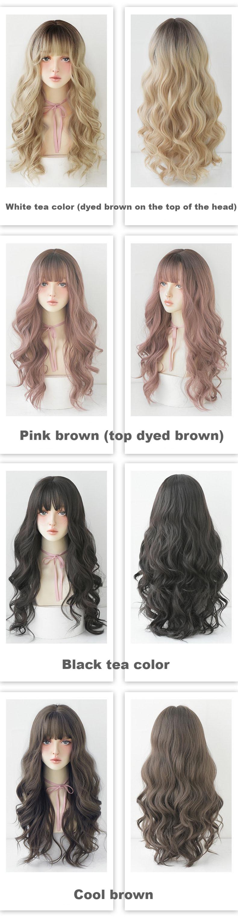 Girl group with big waves and long curly hair,wig