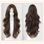 Korean style gentle medium length curly hair,wig