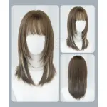 Skilled and dyed collarbone hair,wig