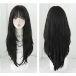 High level hair with inner buckle and long straight hair,wig