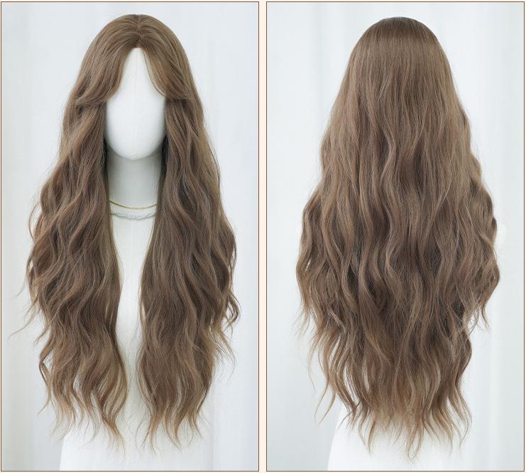 Temperament is divided into long curly hair,wig