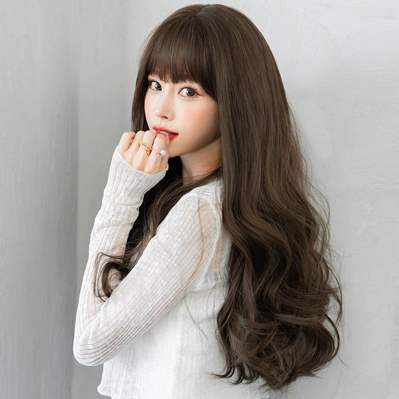Gentle temperament and waist length curly hair,wig