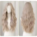 Girl group hair color Pink Platinum long curly hair,wig