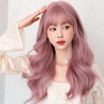 Sweet big wave long curly hair can be cosplay,wig 01