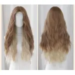 Water ripple dyed long curly hair,wig
