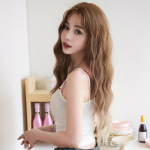 Water ripple dyed long curly hair,wig