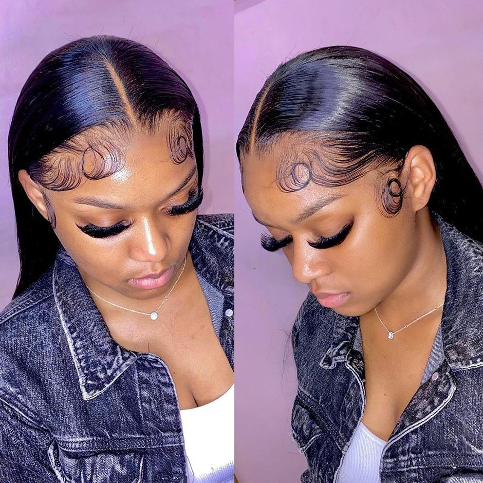 13x4 upgradable straight front lace wig for women's human hair wig