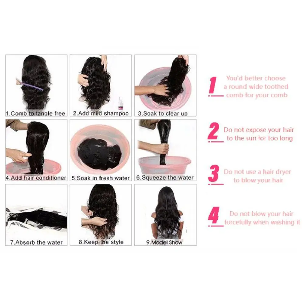 13 * 6 lace wig set for real hair in light gold color，human hair