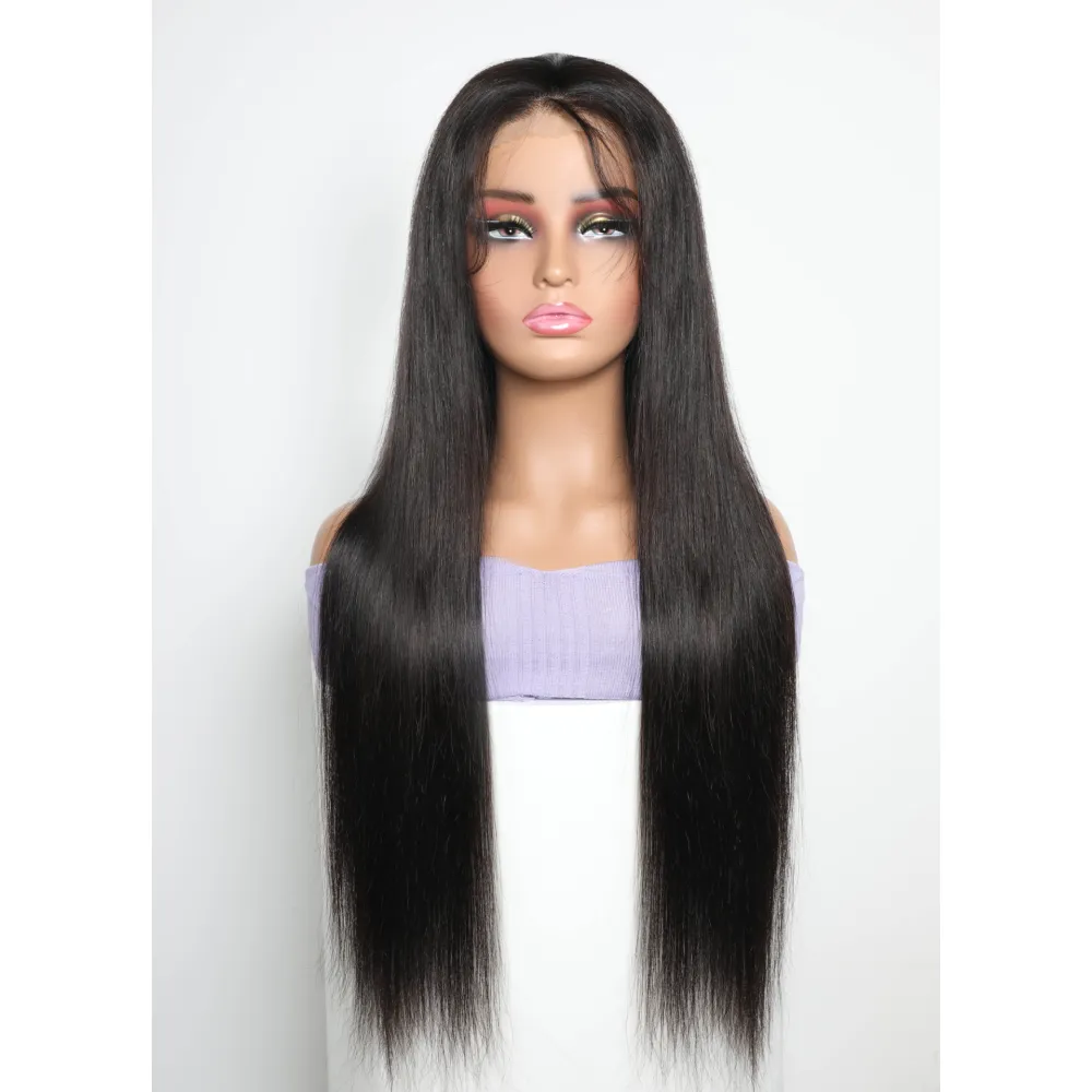 180% density adhesive free wig hairTrail Lace 5x7，human hair