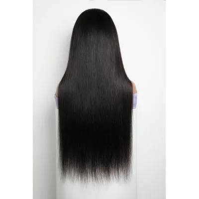 180% density adhesive free wig hairTrail Lace 5x7，human hair 02
