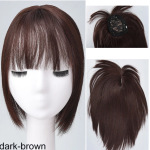 Air bangs top replacement patch fluffy，wig