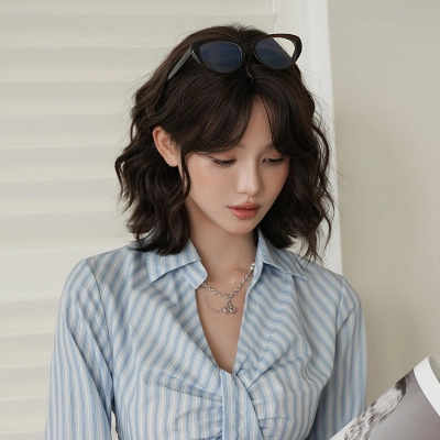 Fashion Chicken rolls short hair, wig 02