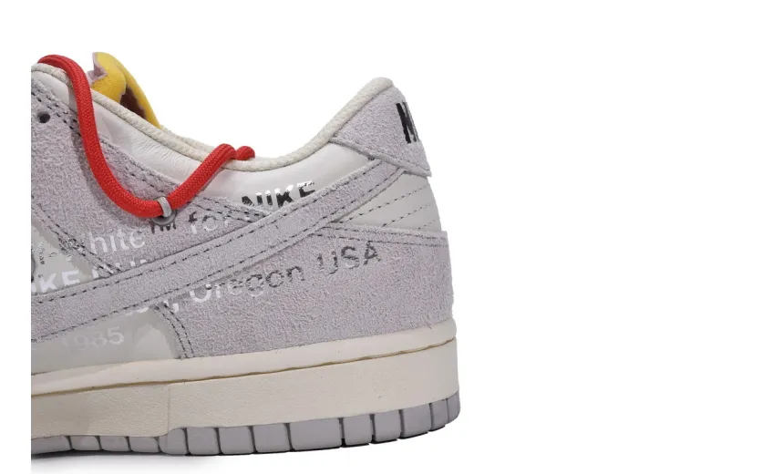  Reps StockX Shoes OFF WHITE x Nike Dunk SB Low The 50 NO.33 White Grey DJ0950-118??