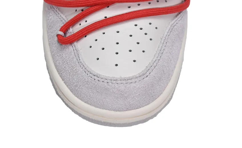  Reps StockX Shoes OFF WHITE x Nike Dunk SB Low The 50 NO.33 White Grey DJ0950-118??
