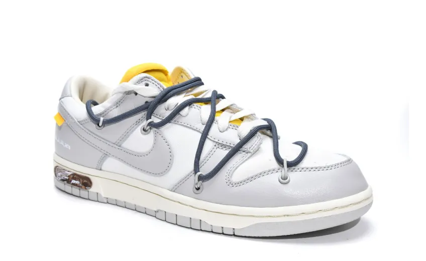 Reps StockX Shoes OFF WHITE x Nike Dunk SB Low The 50 NO.41 White Grey DM1602-105??