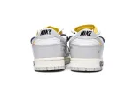Reps StockX Shoes OFF WHITE x Nike Dunk SB Low The 50 NO.41 White Grey DM1602-105??
