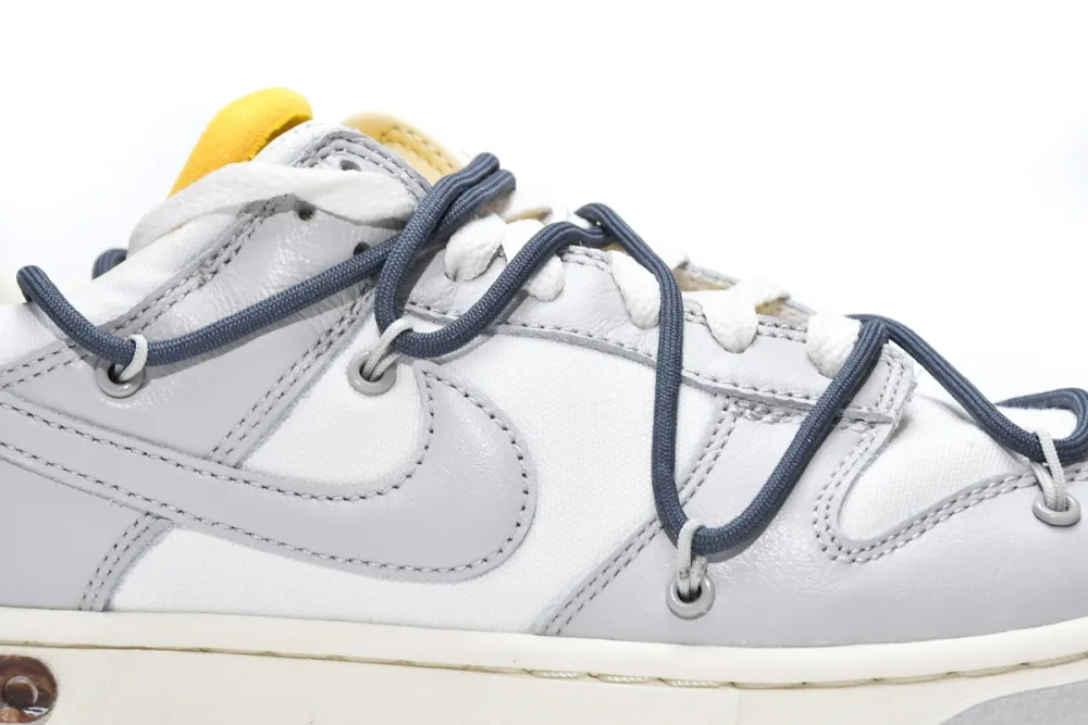 Reps StockX Shoes OFF WHITE x Nike Dunk SB Low The 50 NO.41 White Grey DM1602-105??
