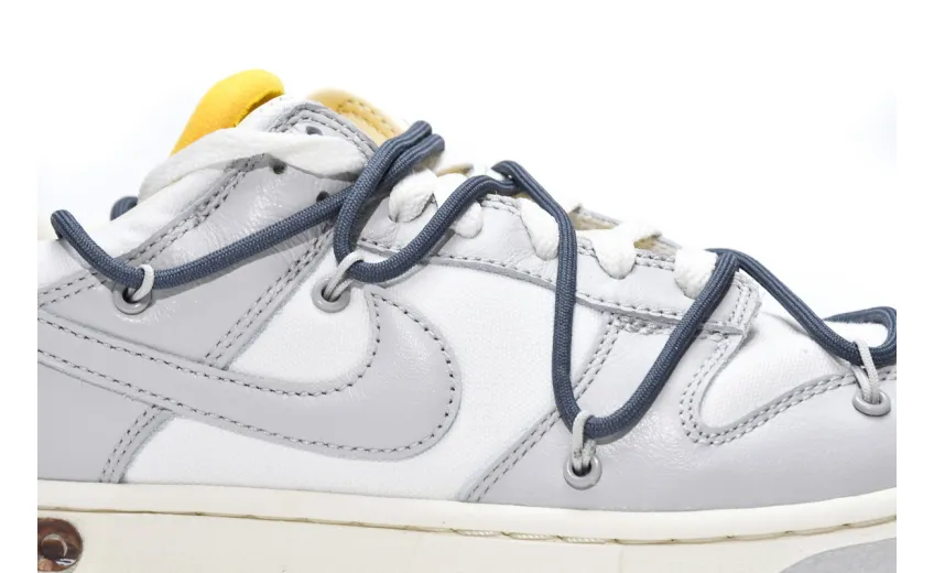 Reps StockX Shoes OFF WHITE x Nike Dunk SB Low The 50 NO.41 White Grey DM1602-105??