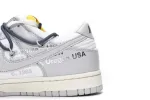 Reps StockX Shoes OFF WHITE x Nike Dunk SB Low The 50 NO.41 White Grey DM1602-105??
