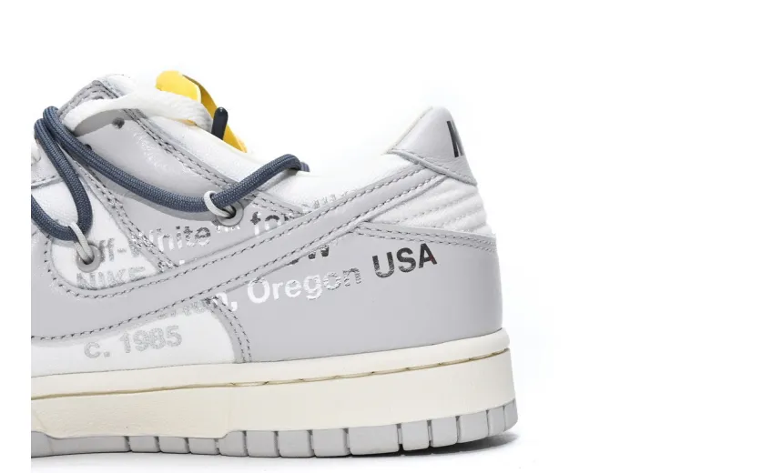 Reps StockX Shoes OFF WHITE x Nike Dunk SB Low The 50 NO.41 White Grey DM1602-105??