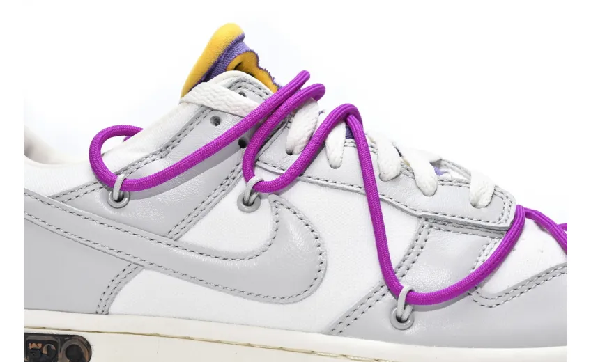 Reps StockX Shoes OFF WHITE x Nike Dunk SB Low The 50 NO.28 White Grey DM1602-111??